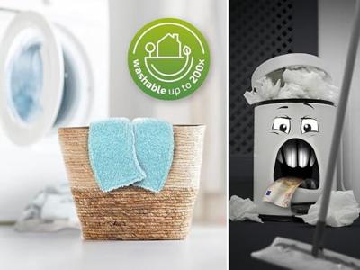 Leifheit 52122 Clean Twist Vloerdoek M Ergo Supersoft - thumbnail