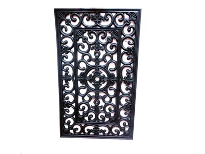 Simpele zwarte deurmat Luxe M - Warentuin mix