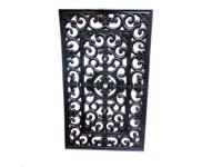 Simpele zwarte deurmat Luxe M - Warentuin mix - thumbnail