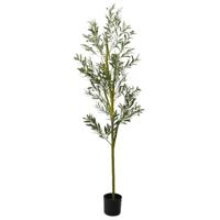 Kunstolijfboom 800 blaadjes 200 cm groen - thumbnail