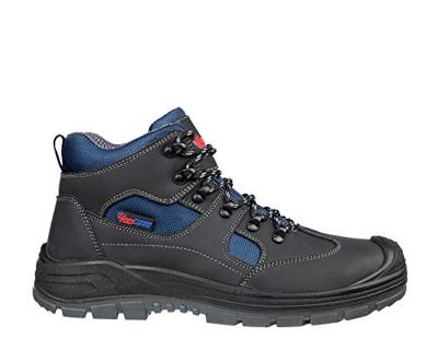 Footguard SAFE MID 631840-41 Hoge veiligheidsschoenen S3 Schoenmaat (EU): 41 Zwart, Blauw 1 stuk(s)