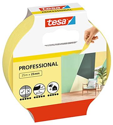 tesa PRECISION INDOOR 56270-00000-01 Maskeertape tesa Geel (l x b) 25 m x 25 mm 1 stuk(s) tesa PRECISION INDOOR 56270-00000-01 Maskeertape tesa Geel (l x b) 25 m x 25 mm 1 stuk(s)