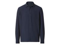 esmara Men Heren overhemd (Marineblauw, XL (43/44)) - thumbnail