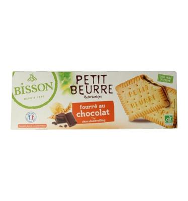 Bisson Petit beurre biscuit met chocolade bio 197 Gram Bisson Petit beurre biscuit met chocolade bio 197 Gram