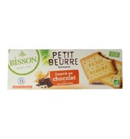 Bisson Petit beurre biscuit met chocolade bio 197 Gram - thumbnail