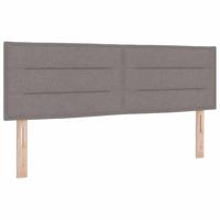 Boxspringbed met matras Taupe 200 x 160 cm Polyester - thumbnail