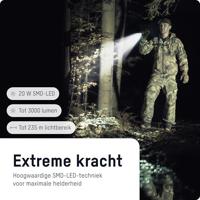 Ansmann LED Taschenlampe Survival TS3000RF wiederaufladbar Zaklamp werkt op Li-ion oplaadbare batterij of batterijgevoed SMD LED 15 h 223 g - thumbnail