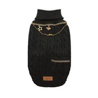 Croci hondentrui met ketting goudkleurig / zwart - thumbnail