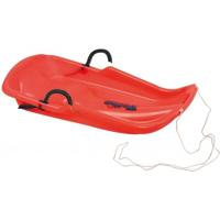 Nijland Slee plastic met rem en trekkoord rood - thumbnail