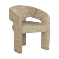 Richmond Eetkamerstoel 'Belle' Chenille, kleur Desert - thumbnail