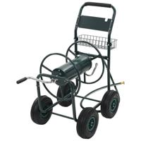 Tuinslangtrolley met 1/2" slangkoppeling 75 m staal - thumbnail