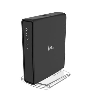 Toegangspunt Mikrotik hAP ac² PoE 5 GHz Zwart - thumbnail