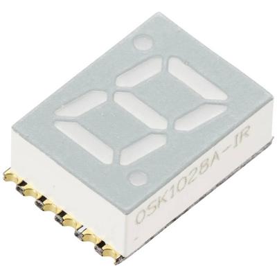 TRU COMPONENTS SMD-LED Geel 6 mcd Eéncijfer-display