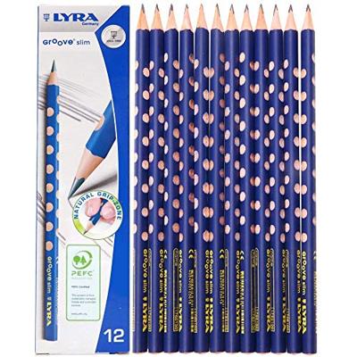 Lyra Groove grafiet potloden, d 7,2 mm, hb, vulling 3,3 mm, 12 stuk/ 1 doos - thumbnail