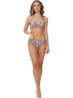 Duurzame zebraprint bikini Pastunette - thumbnail