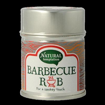 Natural Temptation Barbecue rub blikje bio 40 Gram