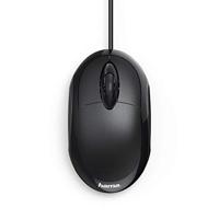 Hama MC-100 Muis USB Optisch Zwart 3 Toetsen 1000 dpi - thumbnail
