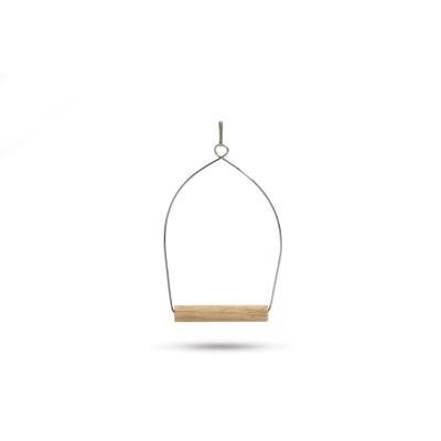 Chromen schommel voor agaporniden Chromen schommel voor agaporniden