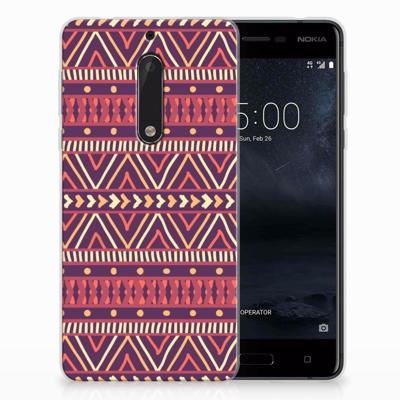 Nokia 5 | TPU bumper | Aztec Paars Nokia 5 | TPU bumper | Aztec Paars