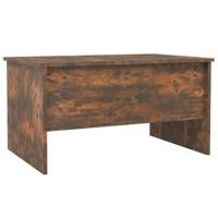Salontafel 80x50x42,5 cm bewerkt hout gerookt eikenkleurig - thumbnail