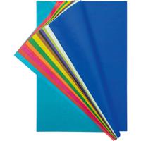 Folia zijdepapier geassorteerde kleuren: donkerblauw, wit, lichtgroen, paars, zwart, bruin, geel, groe... - thumbnail