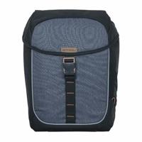 Dubbele fietstas Basil Miles Double Bag 34 liter 34 x 19 x 43 cm - zwart/grijs - thumbnail