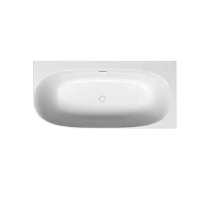 Half Vrijstaand Ligbad Riho Phatos Corner 170x80x57 cm Links Incl. Pop Up Waste, Sifon en Afvoer Glans Wit