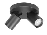 Highlight OpbouwspotOliver 2-lichts mat zwart - S7156.01 - thumbnail