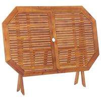 Tuintafel inklapbaar 135x85x75 cm massief acaciahout - thumbnail