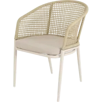 Tuinstoel kioto crema beige - thumbnail
