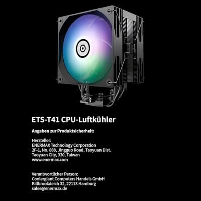 Enermax ETS-T41 koelsysteem voor computers Processor Luchtkoeler