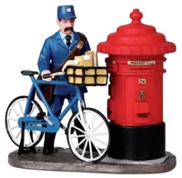 Lemax the postman kerstdorp figuur type 3 2010 - thumbnail