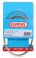 Schakel binnenkabel Elvedes 4000mm RVS ø1,1mm Shimano / SRAM N-nippel (op kaart) - Zilver - thumbnail