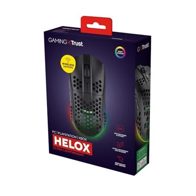 Trust GXT 929 HELOX Muis Zwart - thumbnail