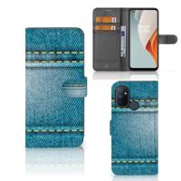 OnePlus Nord N100 | Wallet Case | met Pasjes | Jeans - thumbnail