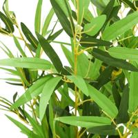 Kunstplant bamboe 552 bladeren 120 cm groen - thumbnail