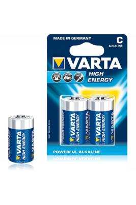 Var Ta c/lr14 engelse staaf alkaline per 2 stuks op kaart - thumbnail