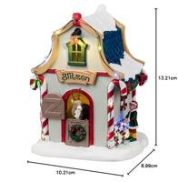 Lemax blitzen&apos;s den verlicht kerstdorp tafereel Santa&apos;s Wonderland 2024 - thumbnail