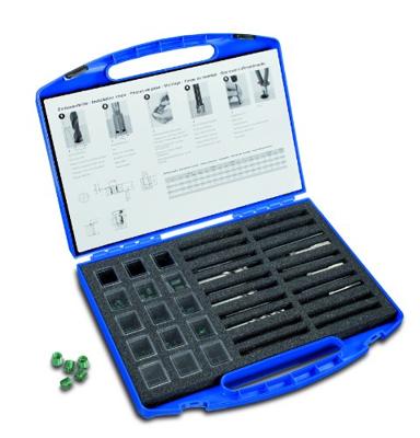 BÖLLHOFF draadsnijtap assortiment "helicoil plus" helicoil-plus rep-sort. 132-tlg. m6-m10