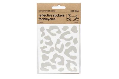 Bookman Reflective Leopard Print Stickers - Wit Bookman Reflective Leopard Print Stickers - Wit