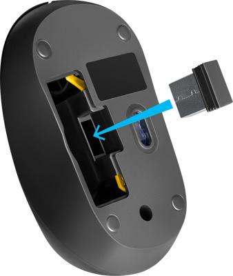 DEFENDER HIT MICE MM-495 RF OPTIC ZWART 1600dpi 3P