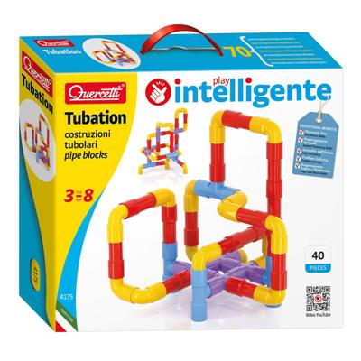 Quercetti buizen bouwset, 40dlg.