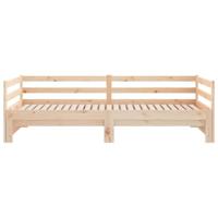 Uitschuifbare slaapbank zonder matras 80x200 cm - thumbnail