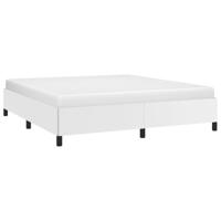 Bedframe kunstleer wit 160x200 cm - thumbnail