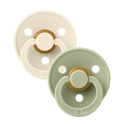 Bibs 3 Fopspeen Duo Sage Ivory