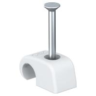 OBO Bettermann 2228686 Nagelklem Zuiver wit 100 stuk(s)