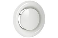 Afzuigventiel met aansluitbus Ø125 mm wit - thumbnail