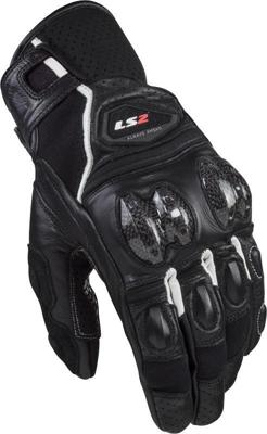 LS2 handschoenen "spark ii". glove spark 2 leather man bw/ws s
