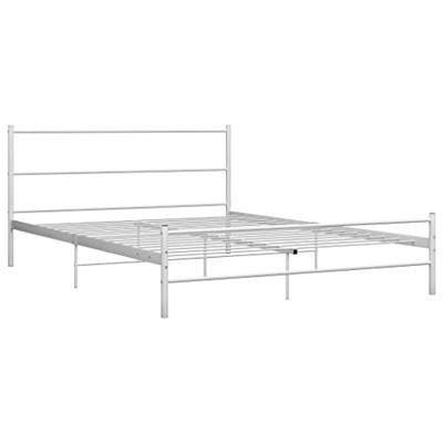 Bedframe metaal wit 140x200 cm