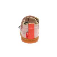 Baby sandalen van leer Bazar KICKERS® rozen - thumbnail